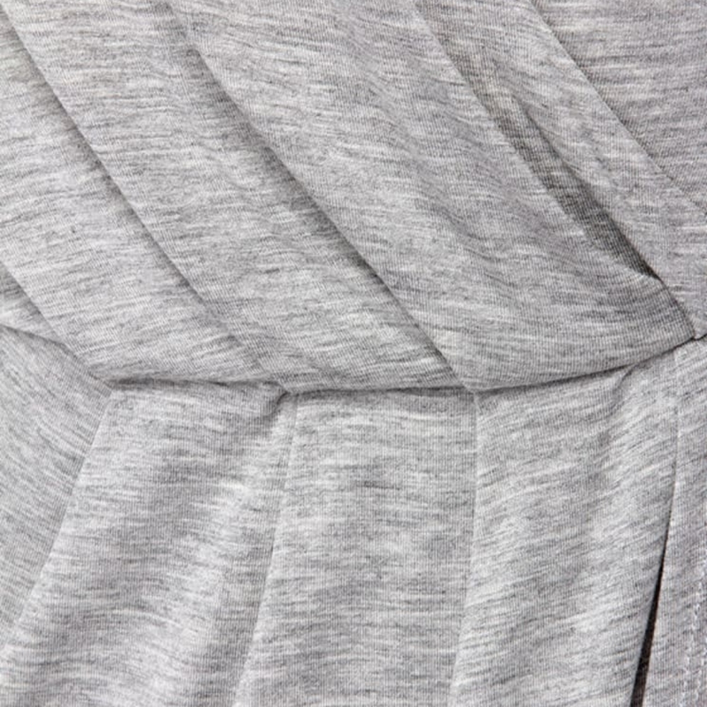 NWOT - Lulu's - LULUS Exclusive Wrap Party Heather Grey Long Sleeve Dress - XS - Picture 2 of 6